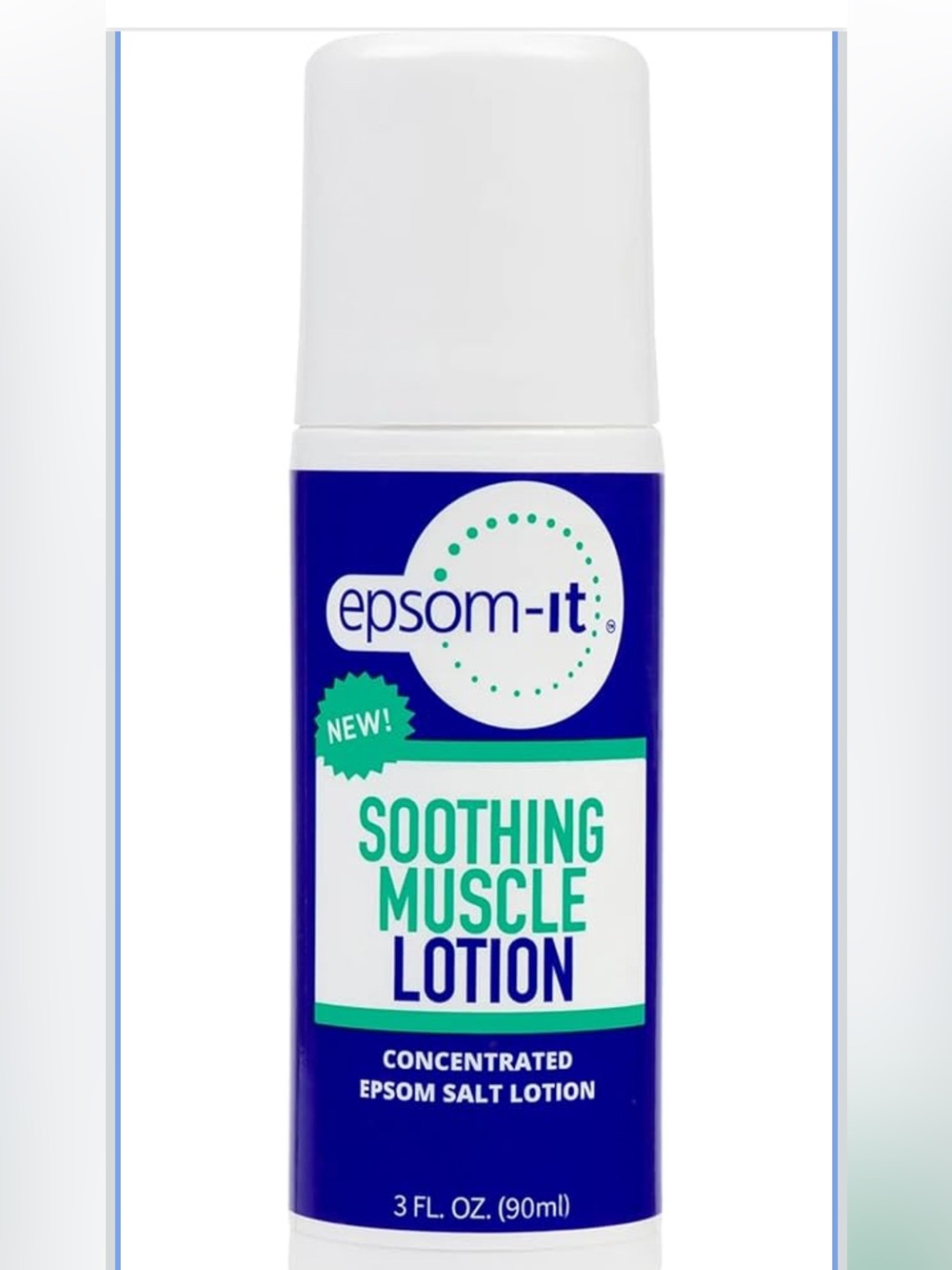 Epsom-It Soothing Muscle lotion roll on ball -Magnesium & Epsom salt